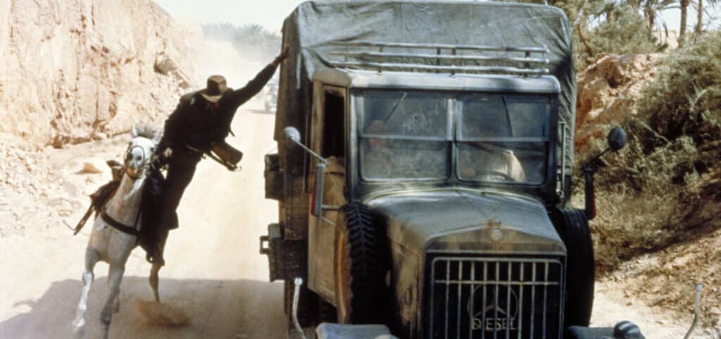 Indiana Jones stunts, Raiders of Lost Ark