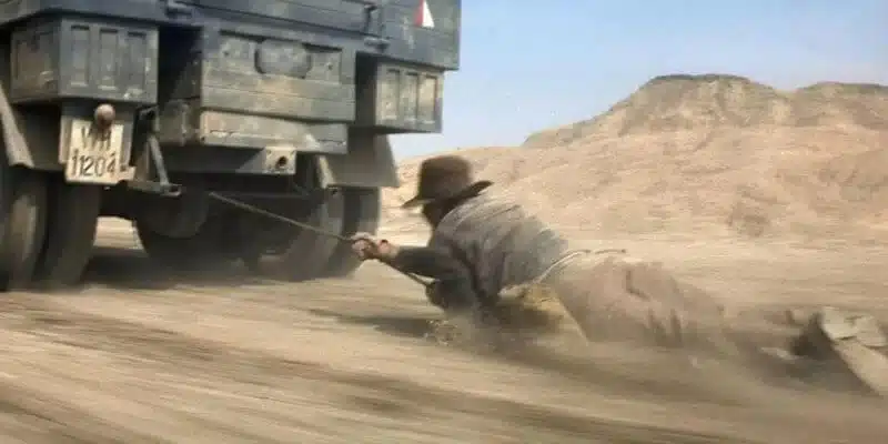 Indiana Jones stunts, Raiders of Lost Ark