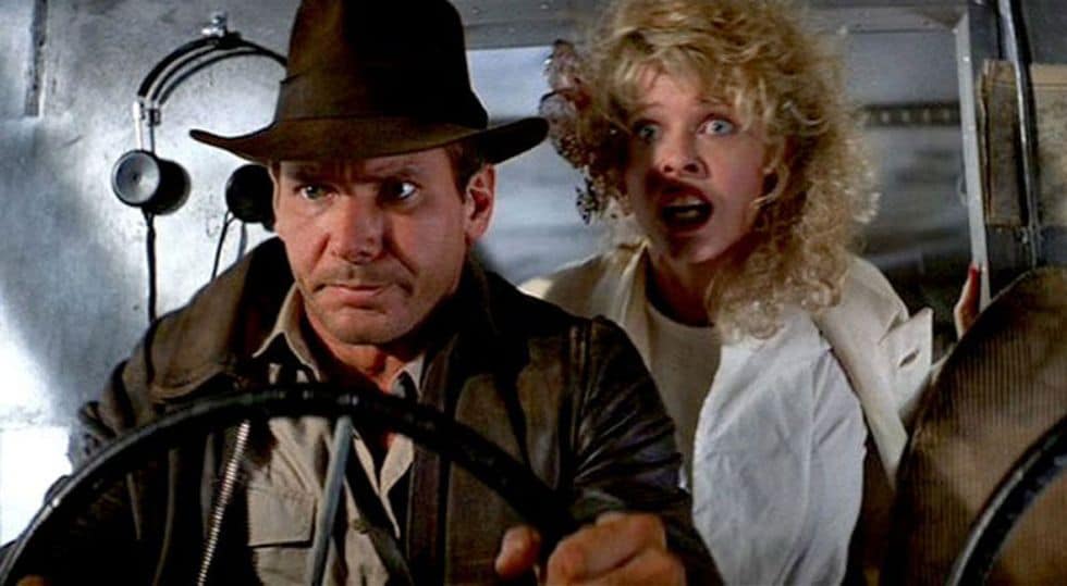 Indiana Jones stunts, Temple of Doom