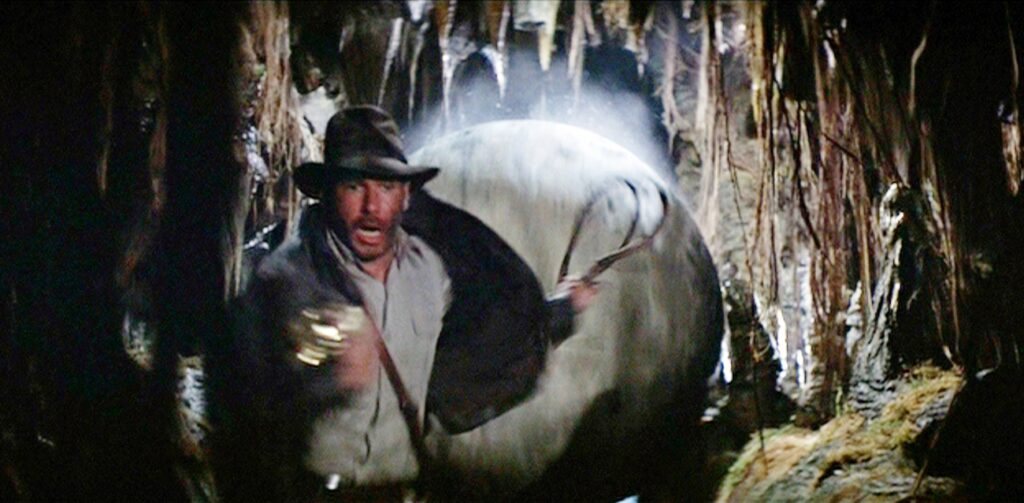 Indiana Jones stunts, Temple of Doom