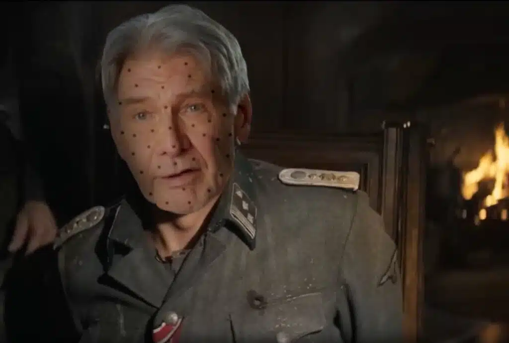 Indiana Jones, CGI de-aging Harrison Ford