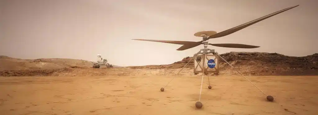 Mars helicopter by NASA sent message to Earth