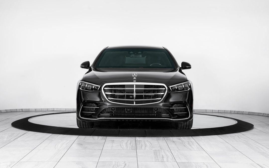 This Mercedes S-Class is completely grenade and bulletproof