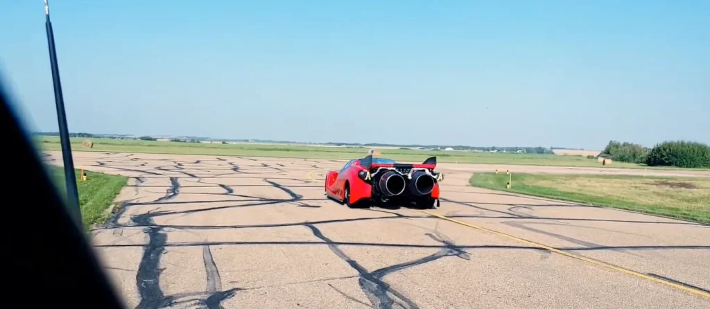 Canada man spent 17 years building absolutely wild homemade Ferrari with 18,000HP and it looks as mad as it sounds when it gets going