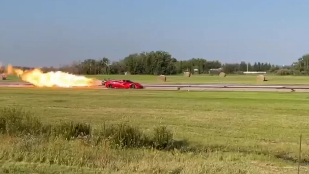 Canada man spent 17 years building absolutely wild homemade Ferrari with 18,000HP and it looks as mad as it sounds when it gets going