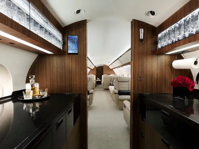 Inside the  Million private jet that's owned by Elon Musk, Cristiano Ronaldo and Jeff Bezos
