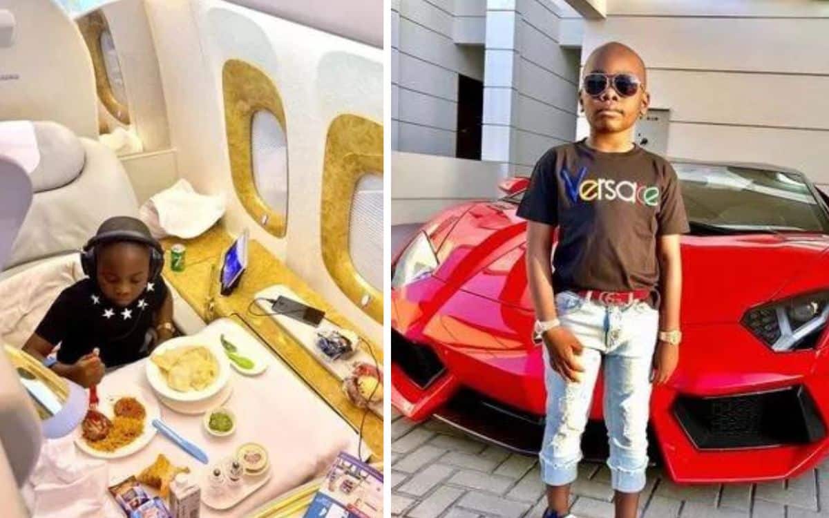 Inside the luxurious life of 'worlds youngest billionaire' who owns a Bentley private jet and mansion aged just 10