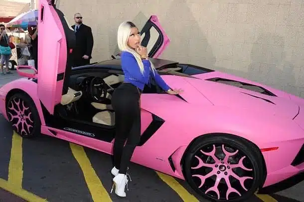 Inside the wild car collection of Nicki Minaj