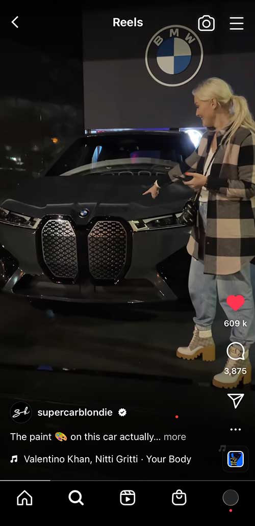 – Supercar Blondie instagram