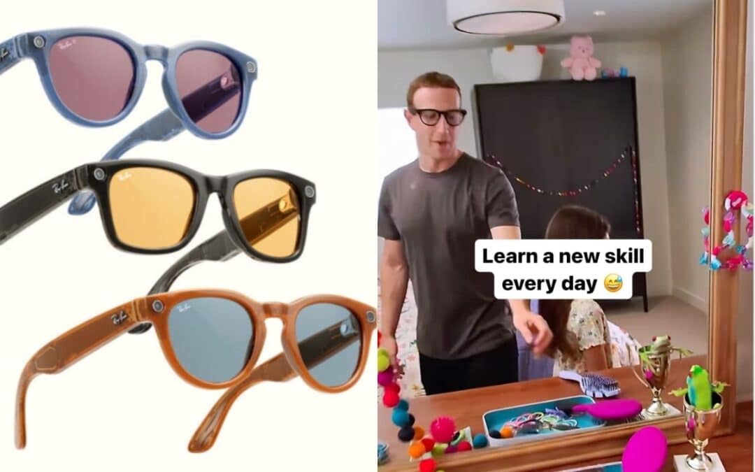 Watch Zuckerberg learn dad skills via AI Meta Smart Glasses