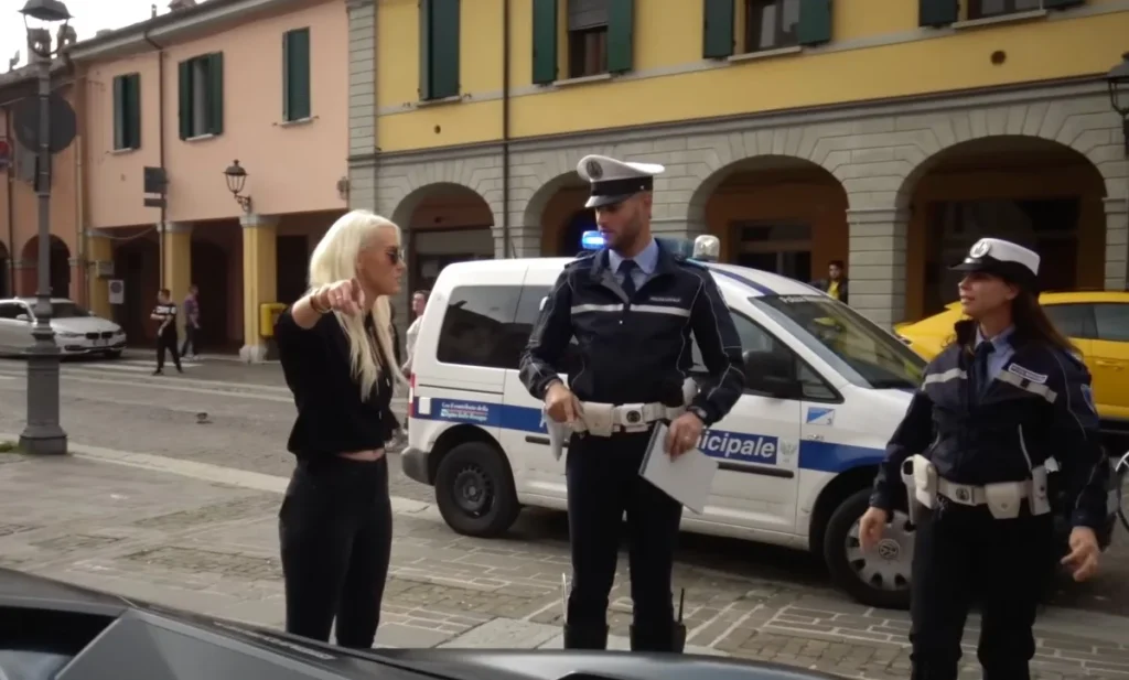 What happened to Supercar Blondie filming the Lamborghini Terzo Millennio in Italy