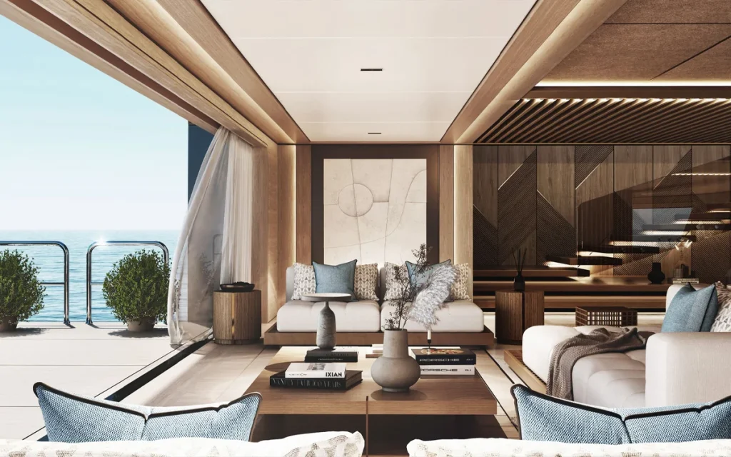 Made by famed Spanish superyacht designer Jay Aberdoni, the Ixian pays homage to the golden age of cruise liners, worth $230M