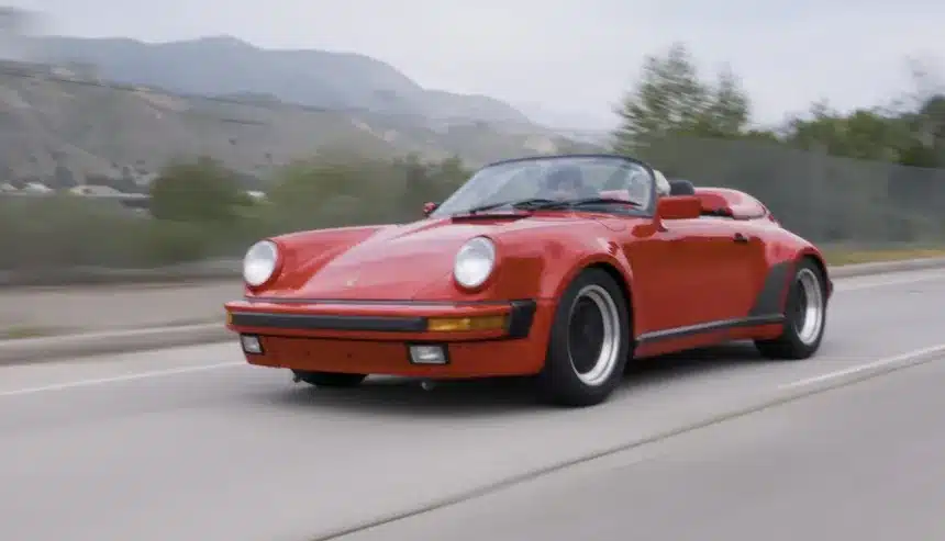 Jay Leno got the chance to drive a very special Porsche 911 Speedster from 1989 - thanks to his neighbour, Rino Romano.