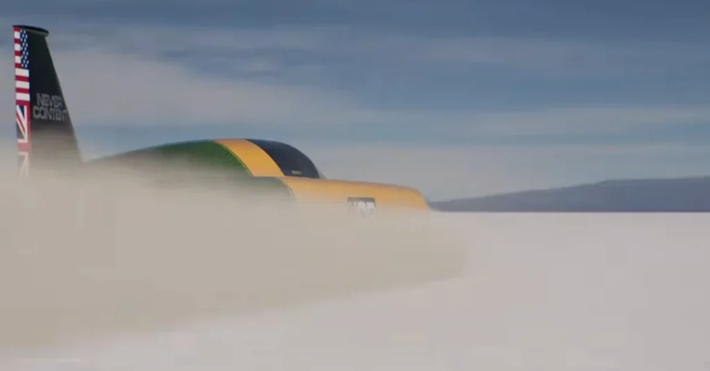 Man who broke the sound barrier on land is now driving a 1,600HP hydrogen vehicle in the hopes of breaking three world records