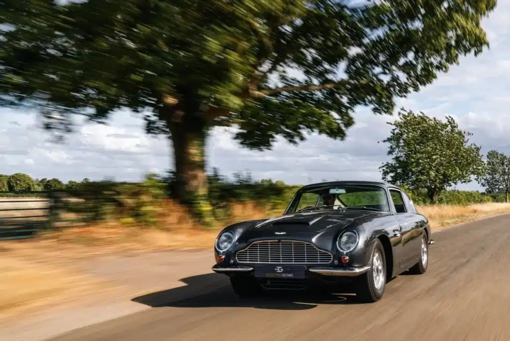 Jimmy Carr's beloved 1967 Aston Martin DB6 has just been turned into a fully electric beast