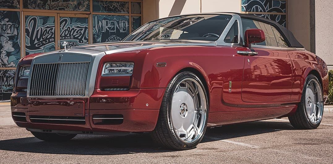 Jennifer Lopez's Rolls-Royce Phantom Drophead customized by West Coast Customs