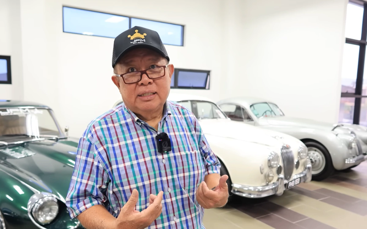'Jay Leno of the East' owns the largest private car collection in South East Asia and is renowned for his amazing garage and enthusiasm