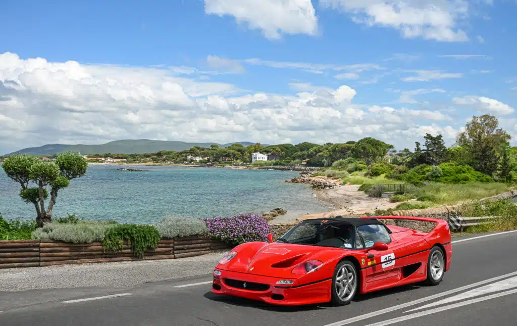 Ferrari F50 Legacy Tour celebrates 30 years with 20 rare V12 icons, honoring Ferrari V12s, raw gated manual, and collector car heritage
