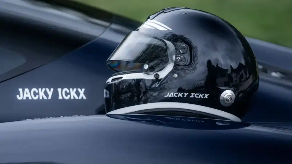 Genesis X Gran Berlinetta Jacky Ickx helmet