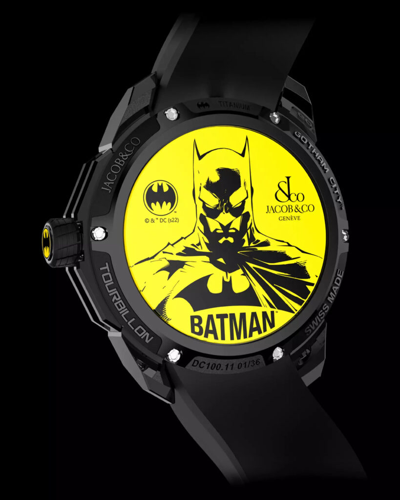 Jacob Co Gotham City Batman watch caseback