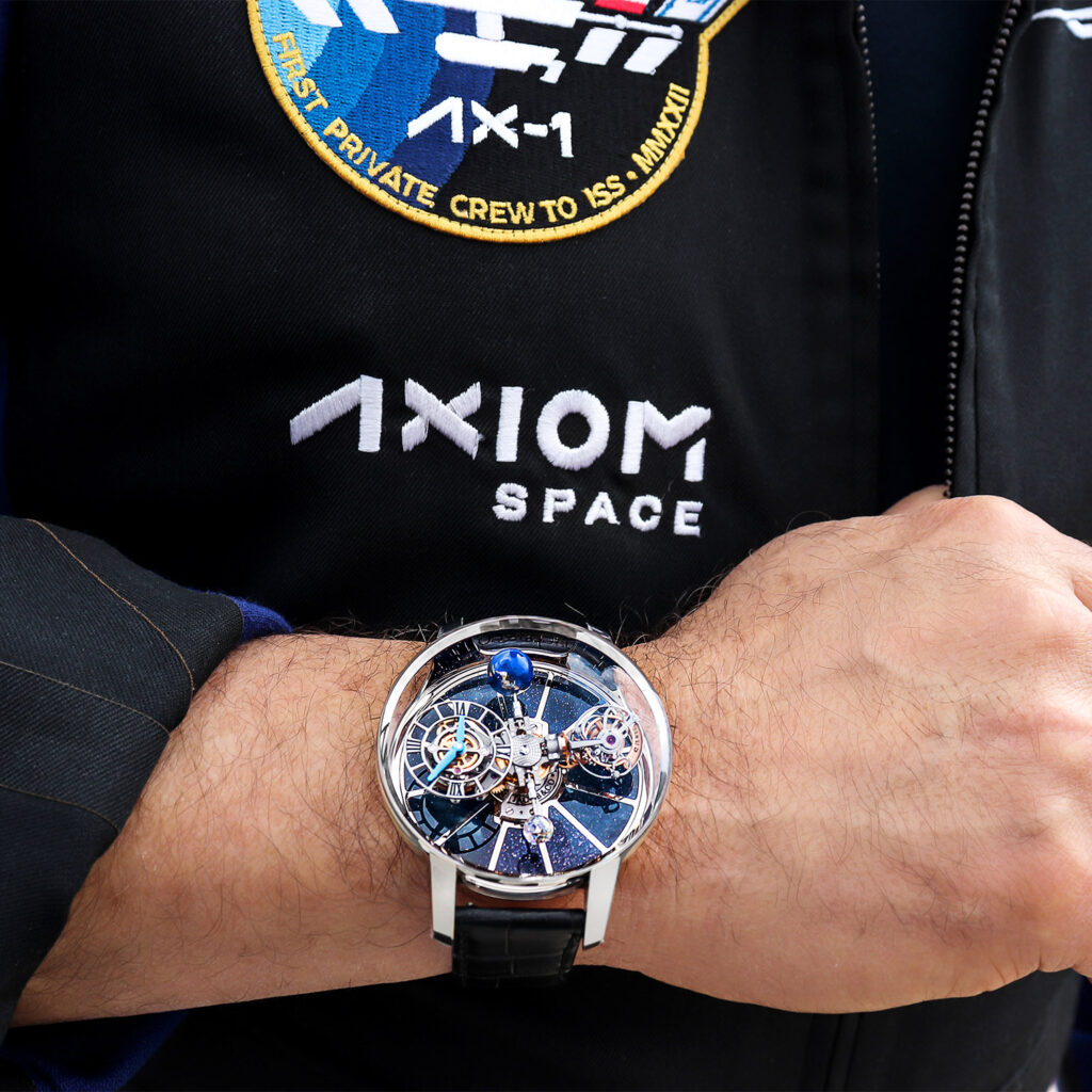 Jacob and Co Astronomia space mission, on the wrist