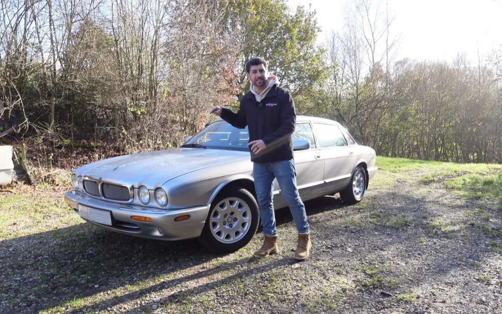 Man buys VIP Jaguar XJ8 at auction but immediately notices something mysterious about it