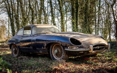 This super rare Jag was sitting under rags in a barn for decades, and it could be worth nearly $400k