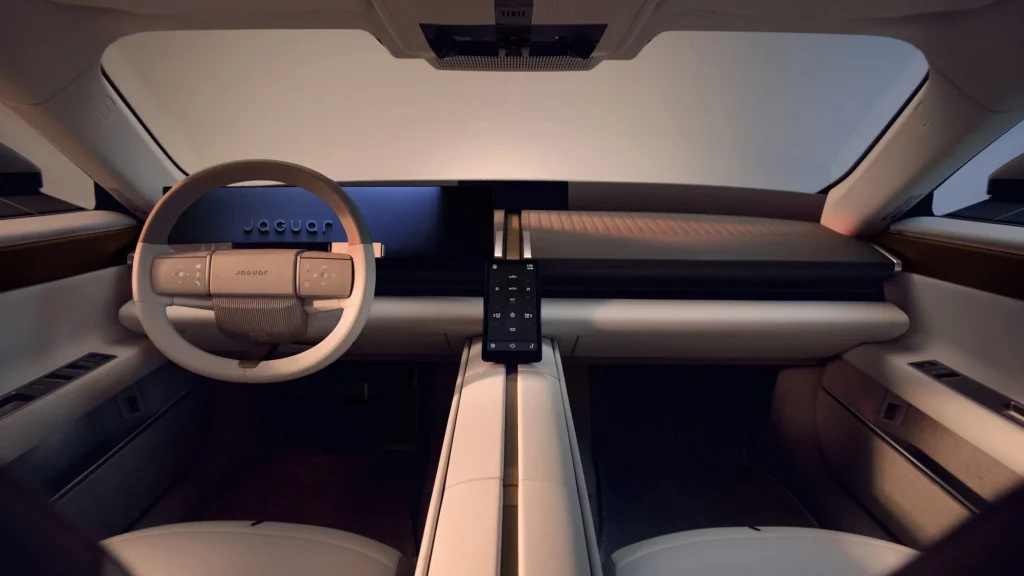 We got a look inside the top secret Jaguar Type 01 and it's packed with futuristic tech