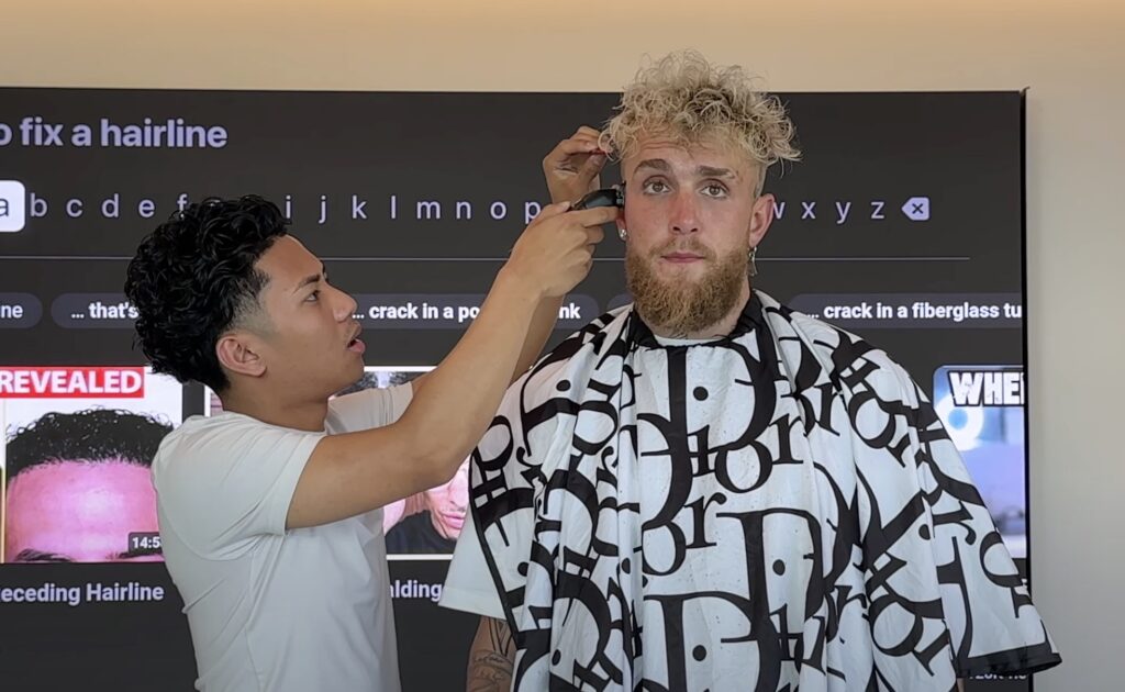 Jake Paul gifts his barber a Rolex