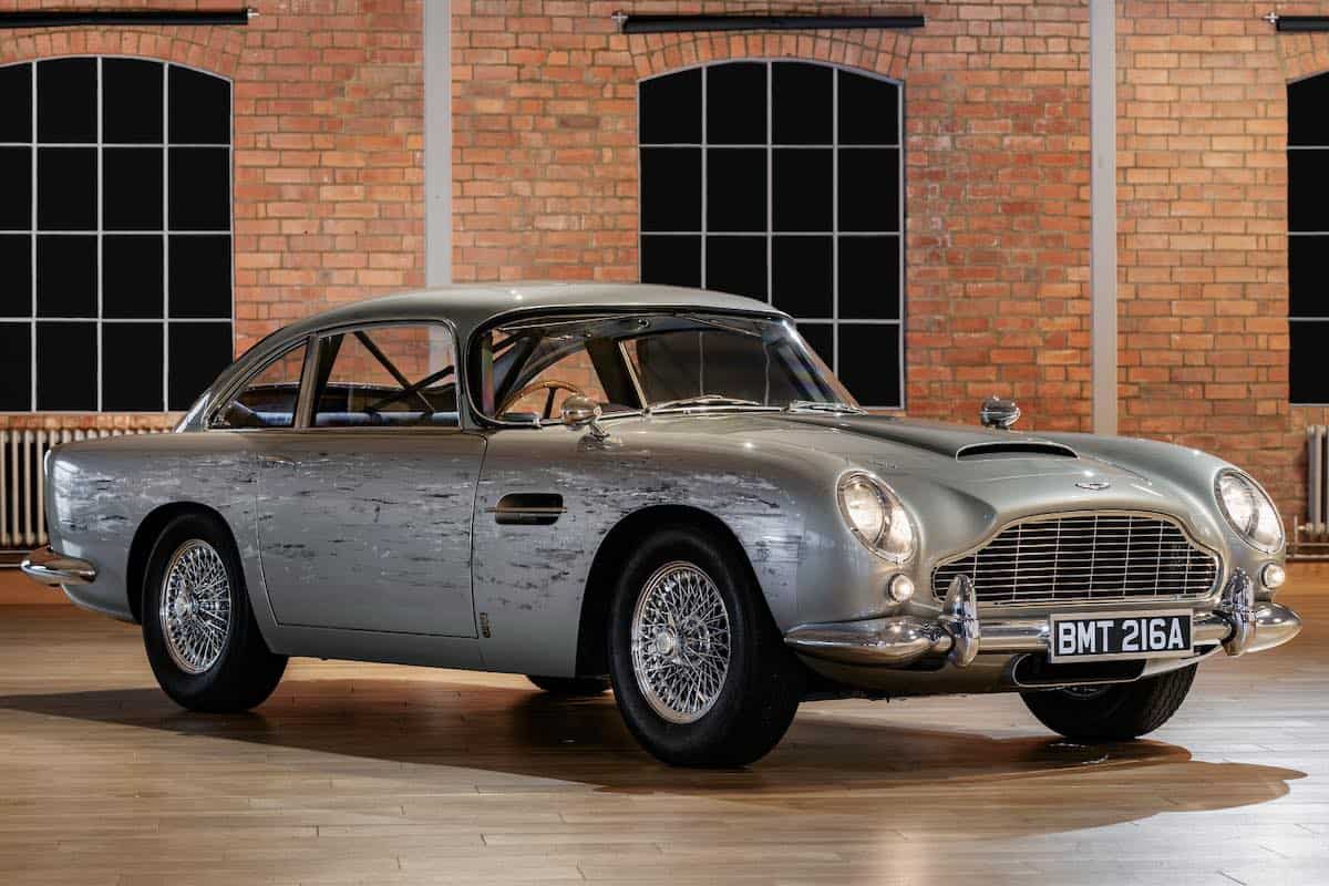 Aston Martin DB5 replica featured in No Time to Die