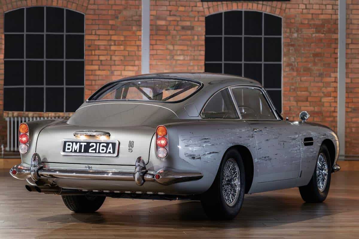 Aston Martin DB5 replica featured in No Time to Die