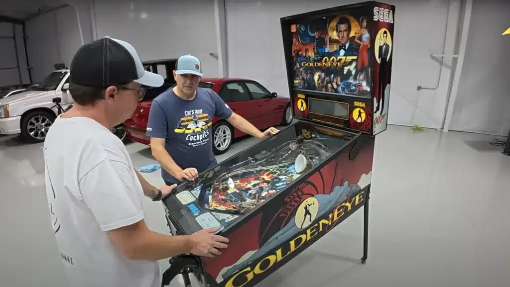 Kansas YouTuber swapped a James Bond pinball machine for 'immaculate' BMW 535i in 'weirdest trade ever'
