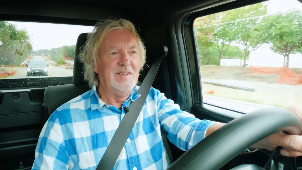 James May gets behind the wheel of America's cheapest new pickup truck and points out its best feature