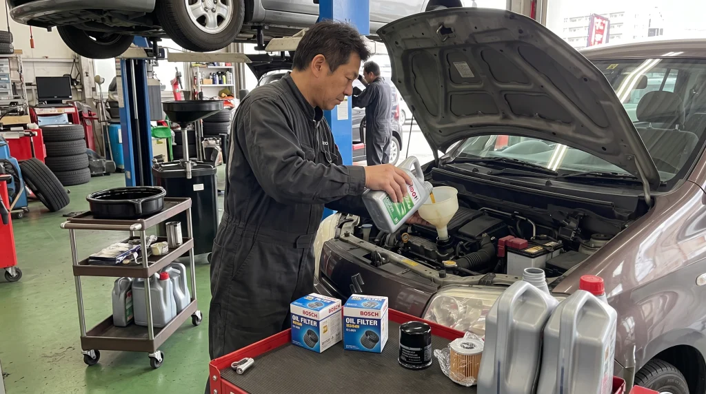 Mechanic with 20 years of experience discovers a Japanese oil change method and Americans are doing it wrong