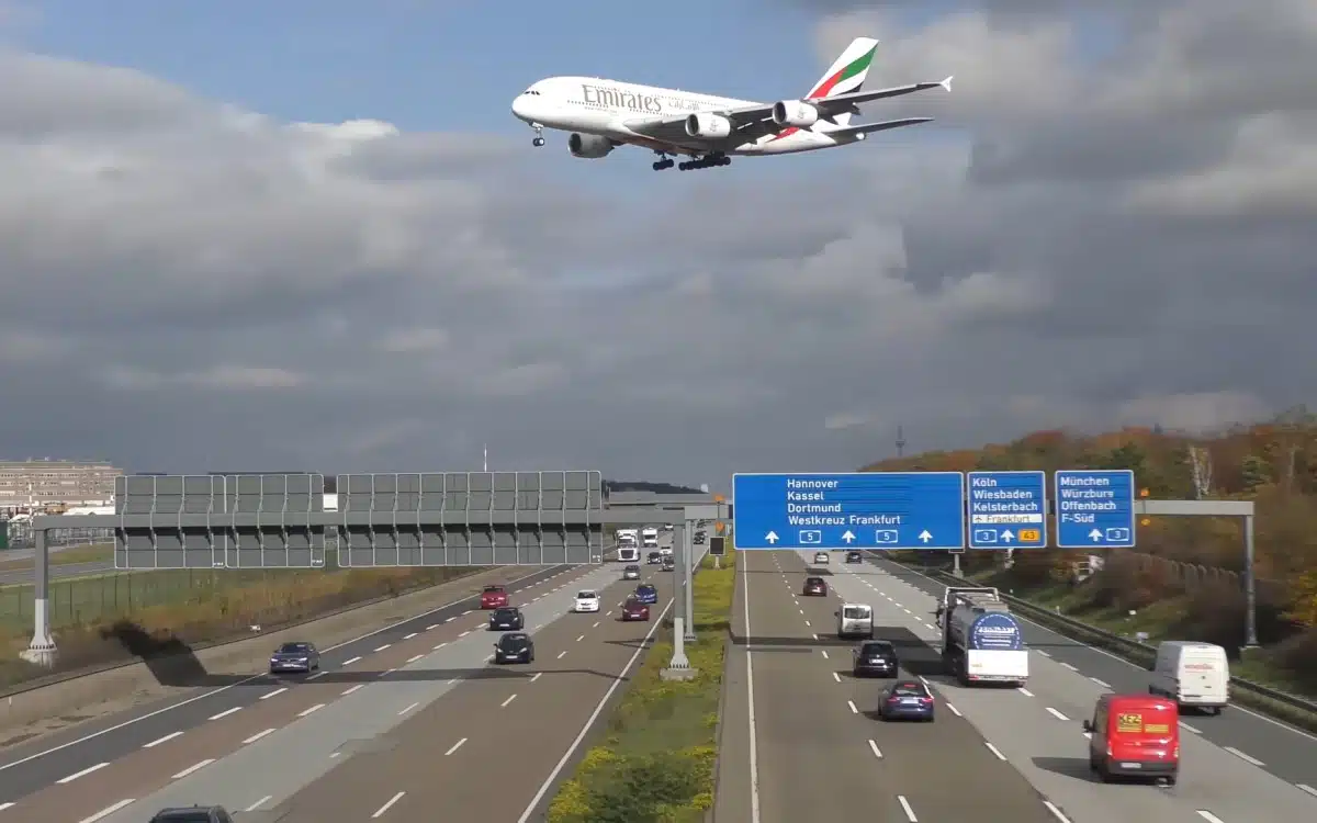 Jaw-dropping aerial footage reveals cars on the Germany’s Autobahn moving as fast as planes