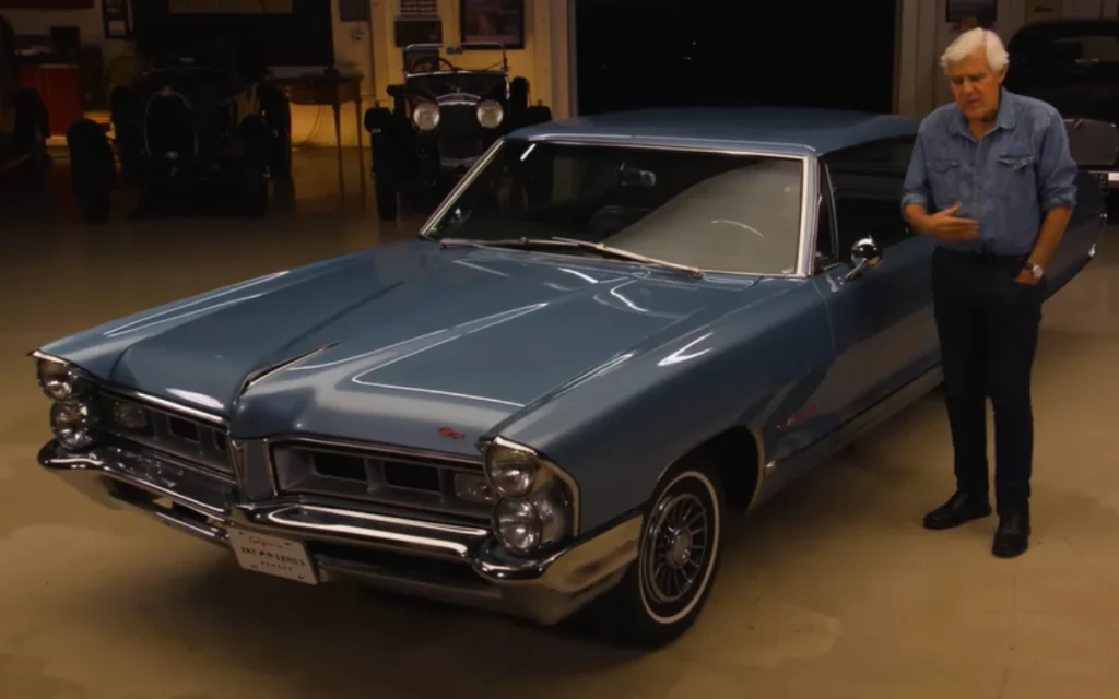 Jay Leno convinced to buy 1965 Pontiac Grand Prix from Navy vet after car saved the life of his son