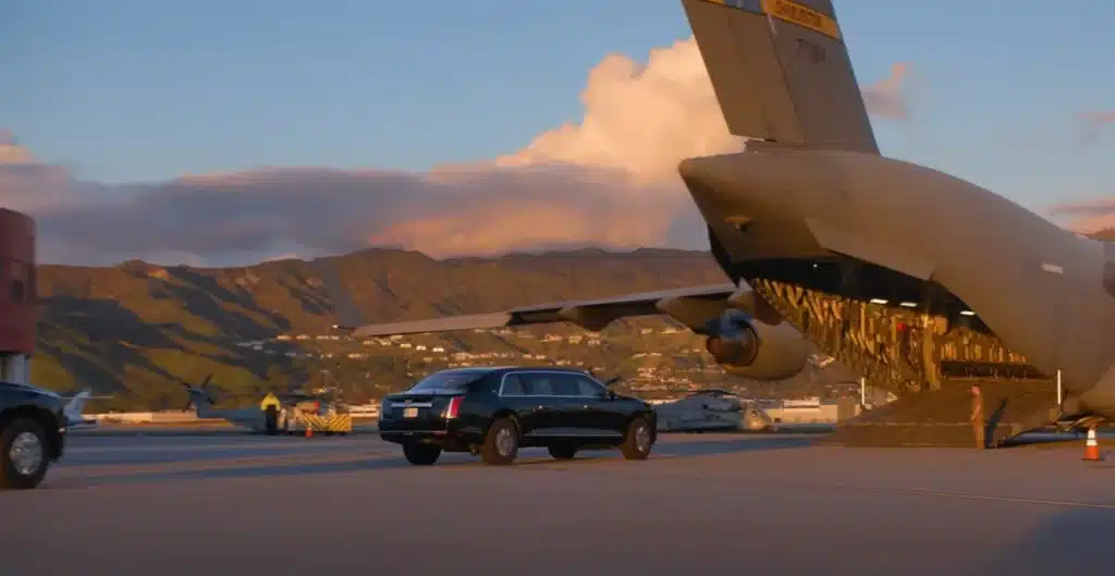 Jay Leno The Beast Cadillac One armored limo US President