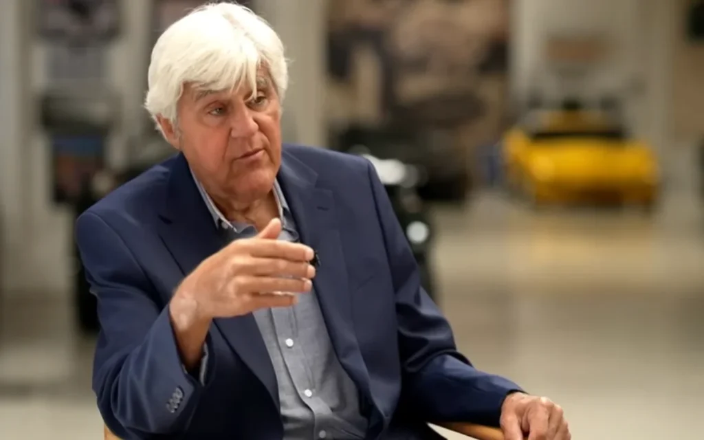 Jay Leno joyrides almost every car in his 180‑vehicle garage