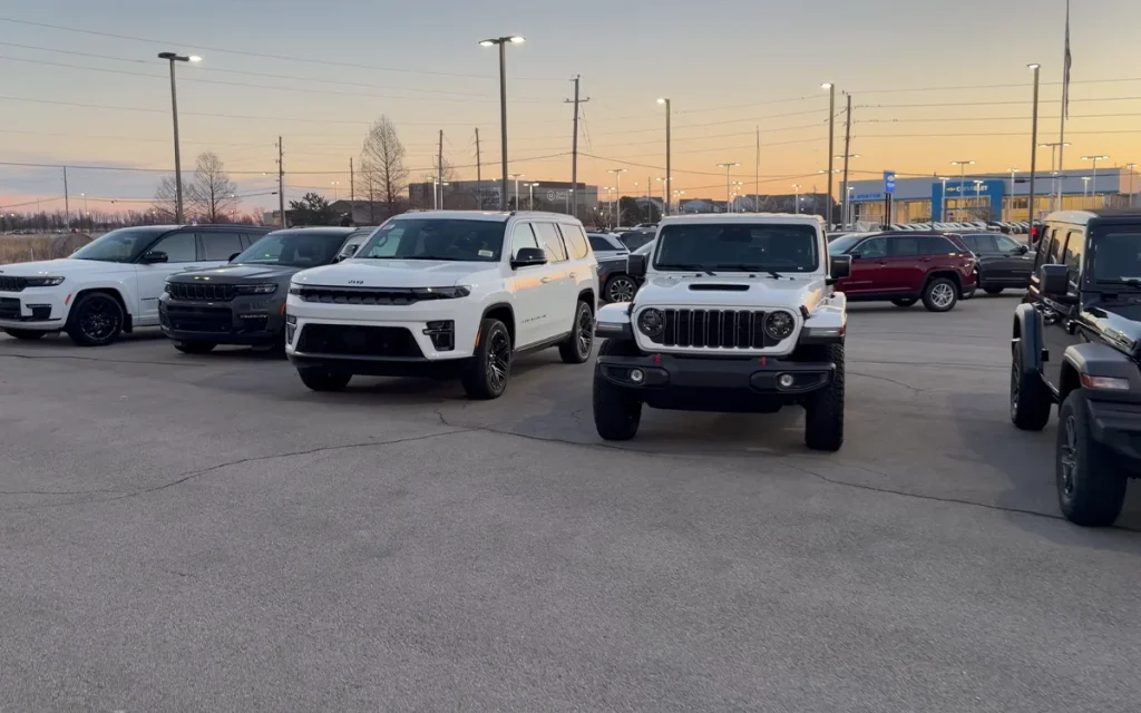US dealership cannot shift three-year-old Jeep Wranglers, Ram trucks, and Dodge Challengers, leaving them to make a big decision