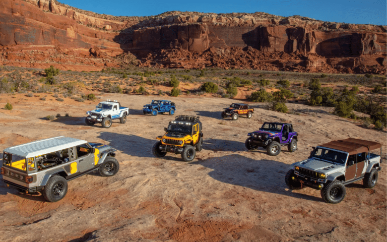 Jeep has unveiled seven new models for its annual Easter Jeep Safari in Moab, Utah.