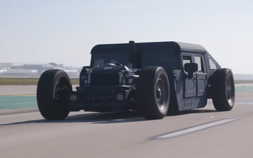 Jeff Dunham brought his 750hp Humvee to Jay Leno for a drive and a showcase