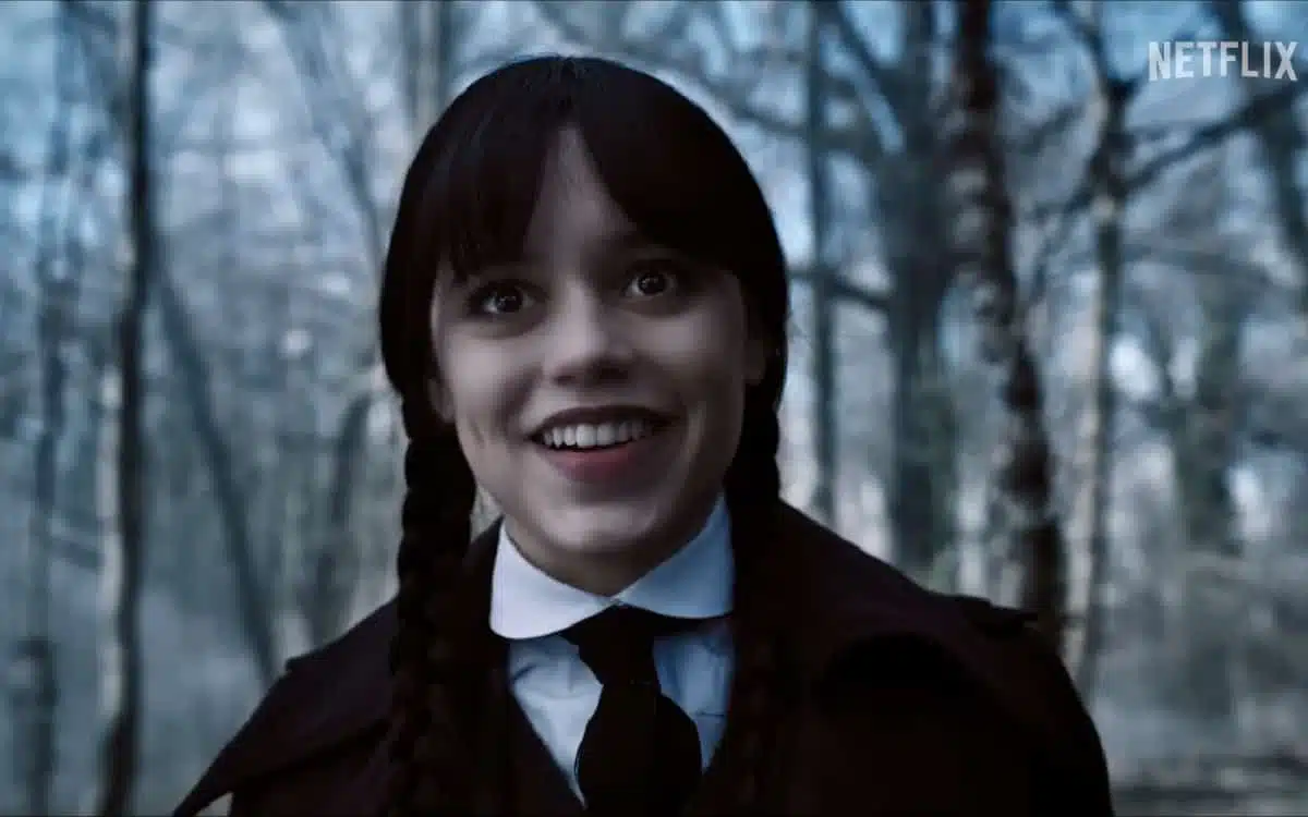 Netflix reveals first look at Jenna Ortega as Wednesday Addams