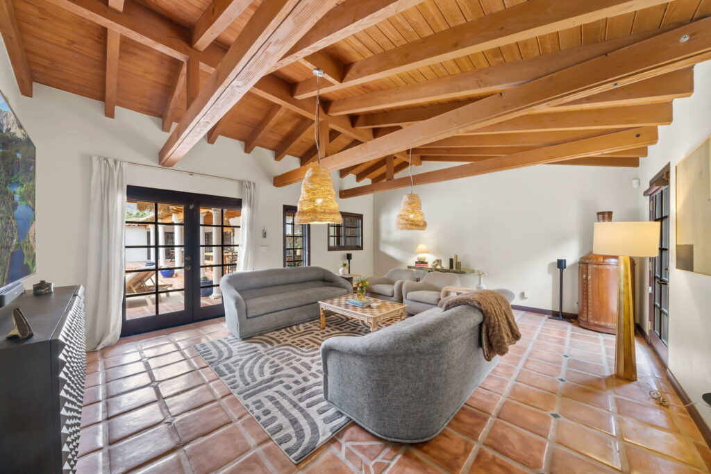 Jenson Button's California home in Palm Springs, lounge and living room