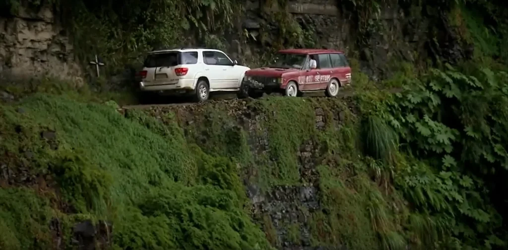 Jeremy Clarkson's terrifying close call on Bolivia's 'Death Road' where even slight mistakes must be avoided