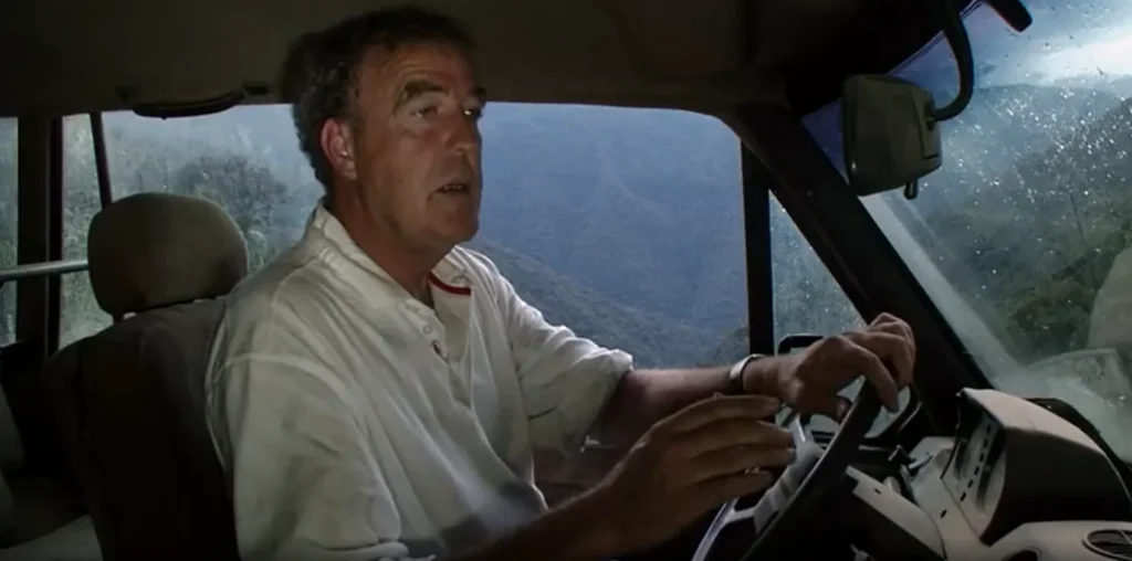 Jeremy Clarkson's terrifying close call on Bolivia's 'Death Road' where even slight mistakes must be avoided
