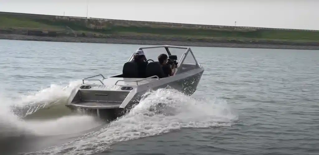 Kansas YouTuber built a badass supercharged jet boat from scrap metal and it rips