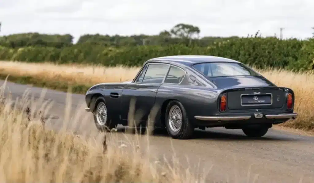 Jimmy Carr's beloved 1967 Aston Martin DB6 has just been turned into a fully electric beast