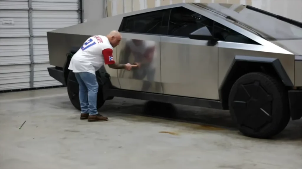 Joe Rogan decided to verify Elon Musks claims regarding the Tesla Cybertrucks bulletproof durability and the result was fascinating