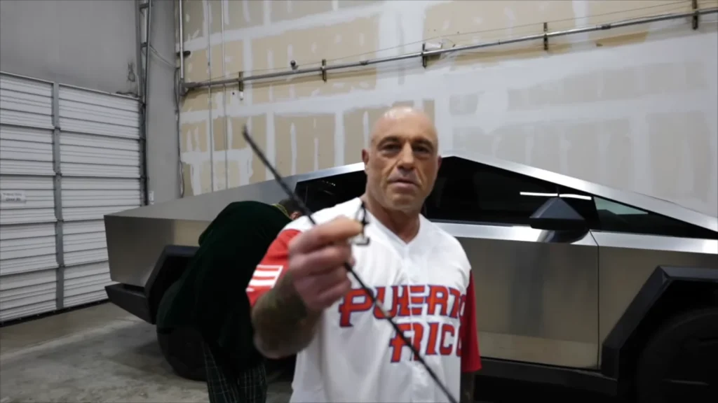 Joe Rogan decided to verify Elon Musks claims regarding the Tesla Cybertrucks bulletproof durability and the result was fascinating