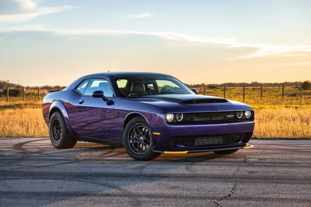 Hennessey’s Dodge Demon 1700 features a twin-turbo Hemi and just made over 1,700 hp during engine dyno testing, setting a new performance benchmark